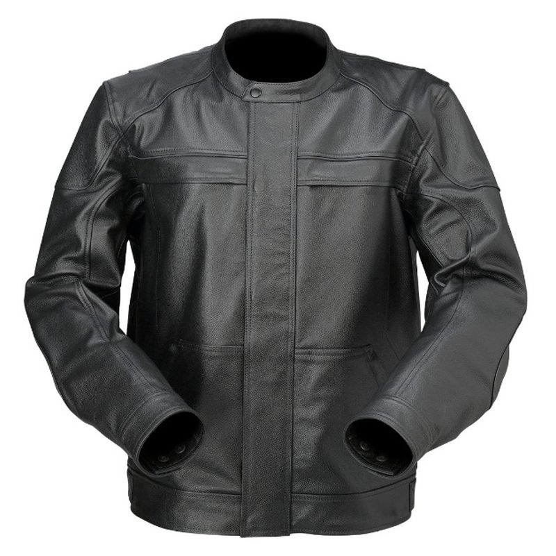 2024 Z1R Justifier Street Motorcycle Leather Jacket - Pick Size Black-242795