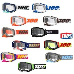 2024 100% Racecraft 2 Clear Lens ATV Motocross Offroad Goggles - Pick Color-0
