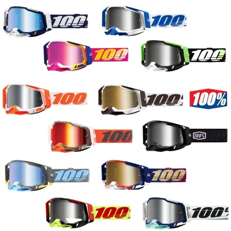 2024 100% Racecraft 2 Mirror Lens Motocross ATV Offroad Goggles - Pick Color-0