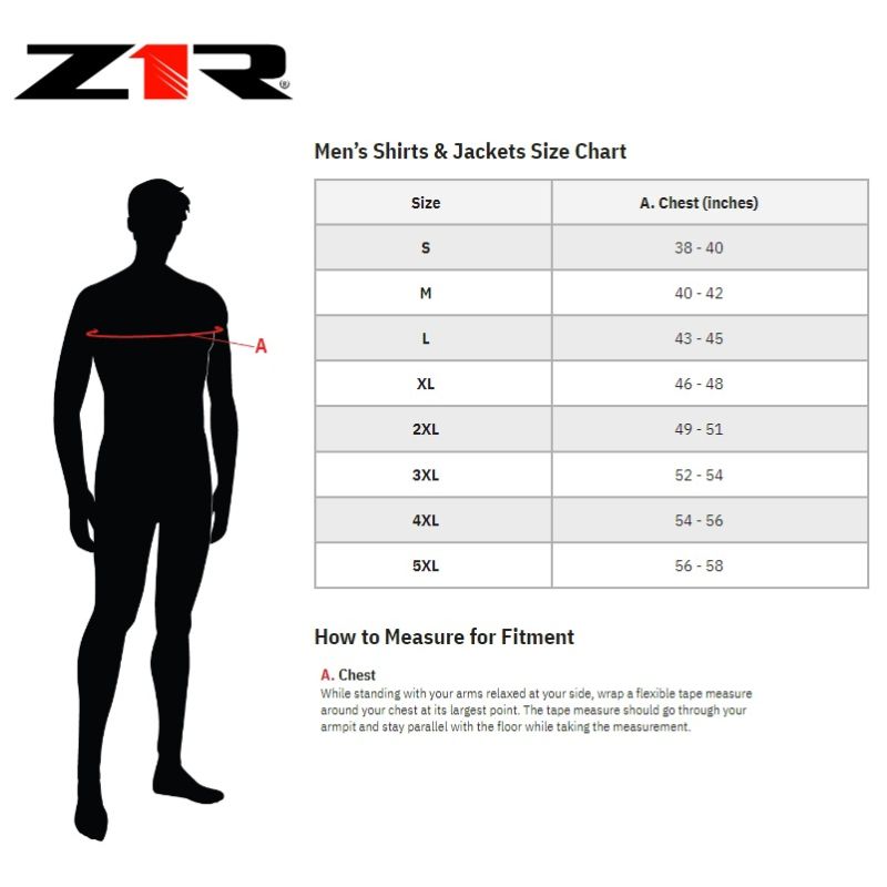 2024 Z1R Justifier Street Motorcycle Leather Jacket - Pick Size Black-243298