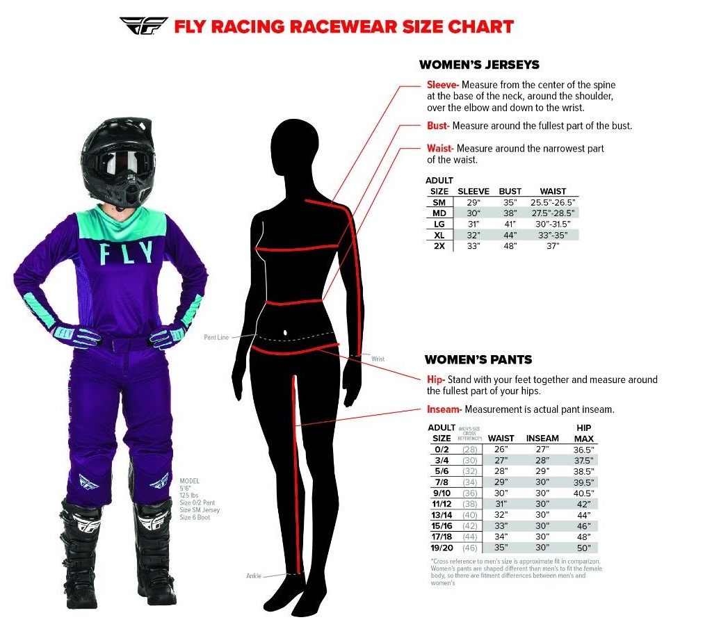 2024 Fly Racing Women F-16 Offroad Motocross Riding Pants - Pick Size & Color-246964