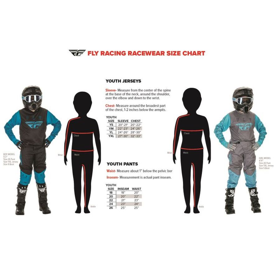 2024 Fly Racing Youth/Kids F-16 Motocross Offroad Pants - Pick Size & Color-246796