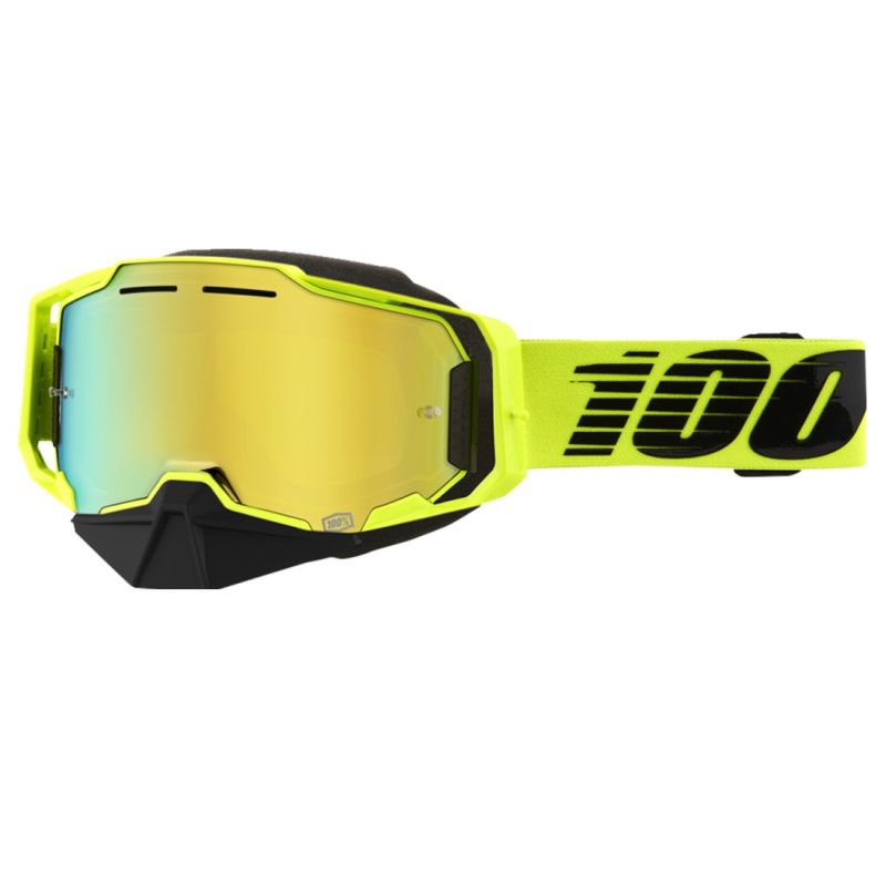 100% Armega Snow Yellow Lens Goggles - Pick Color-283733