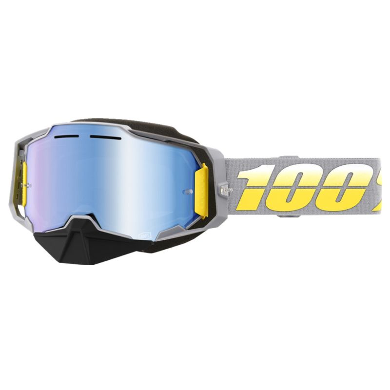 100% Armega Snow Yellow Lens Goggles - Pick Color-283734