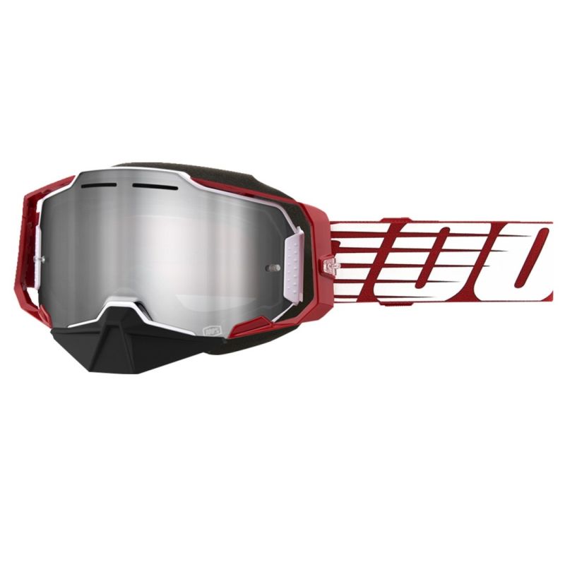 100% Armega Snow Yellow Lens Goggles - Pick Color-283732