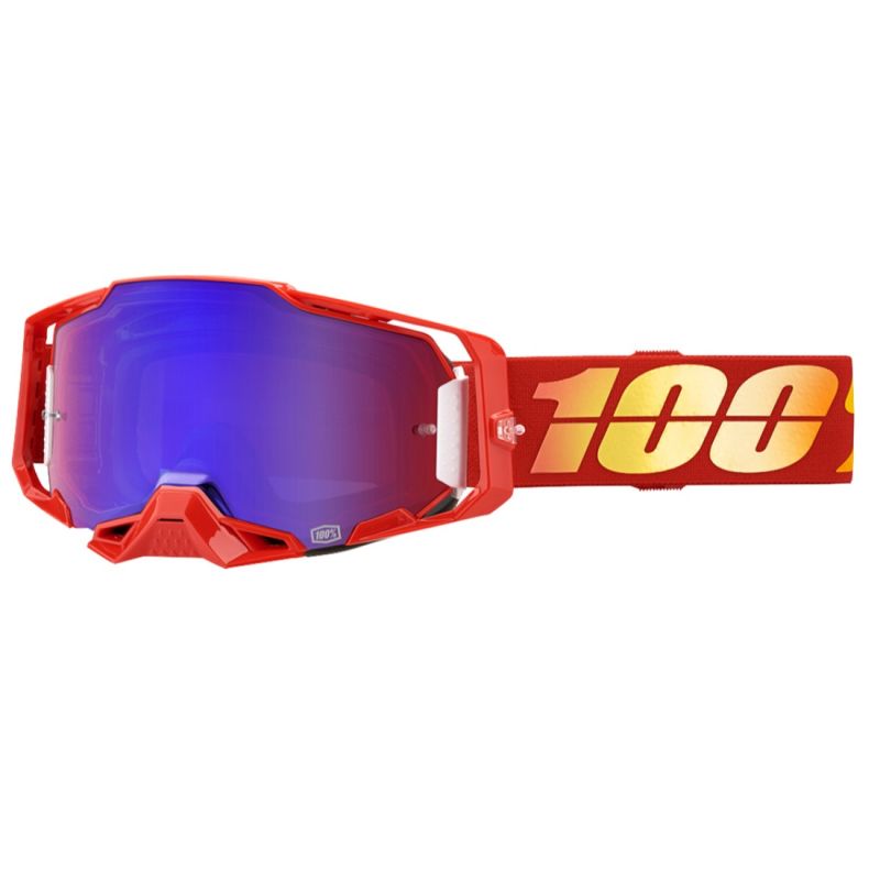 100% Armega Mirrored Lens Motocross Offroad ATV Goggles - Pick Color-248486