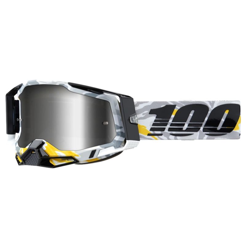 100% Racecraft 2 Mirrored Lens Motocross Offroad ATV Goggles - Pick Color-248455
