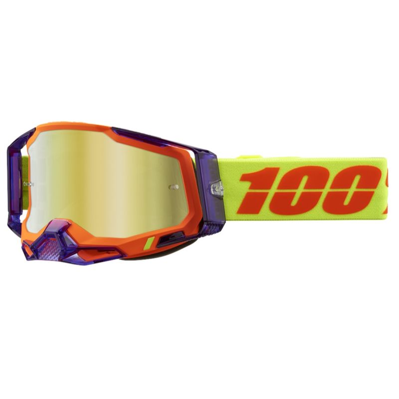 100% Racecraft 2 Mirrored Lens Motocross Offroad ATV Goggles - Pick Color-248457