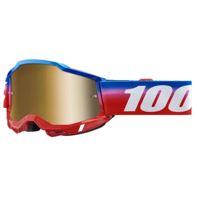 100% Accuri 2 Mirrored Lens Motocross Offroad ATV Goggles - Pick Color-248513