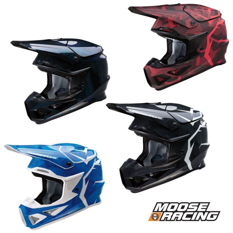 2024 Moose Racing F.I. Agroid Camo MX Motocross Offroad Helmet - Pick Size/Color-0