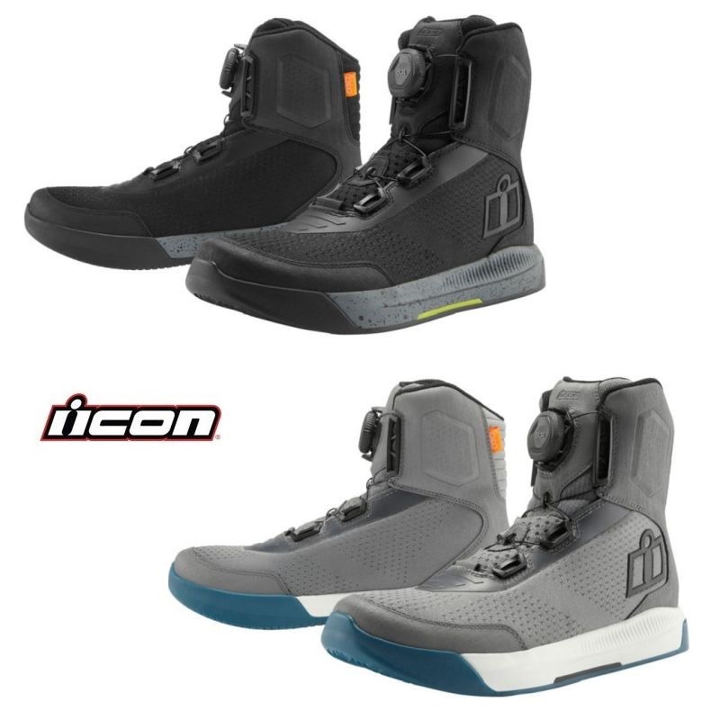 Icon Overlord Waterproof Street Motorcycle Riding Boots - Pick Size & Color-0
