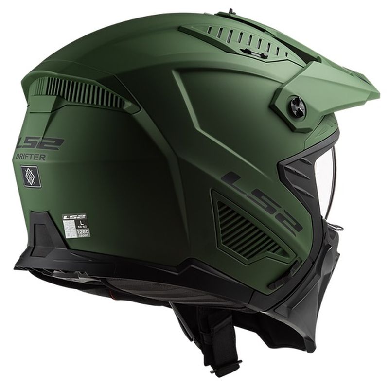 2024 LS2 Drifter Open Face Convertible Street Motorcycle Helmet - Pick Size/Color-249370