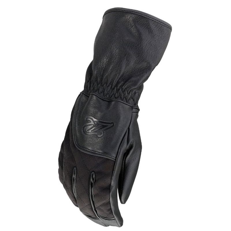 2024 Z1R Women Recoil 2 Motorcycle Riding Leather Black Gloves - Pick Size-249756