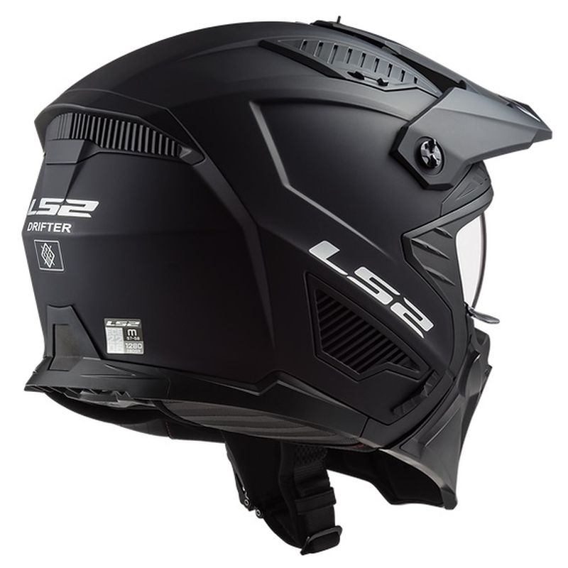 2024 LS2 Drifter Open Face Convertible Street Motorcycle Helmet - Pick Size/Color-249381