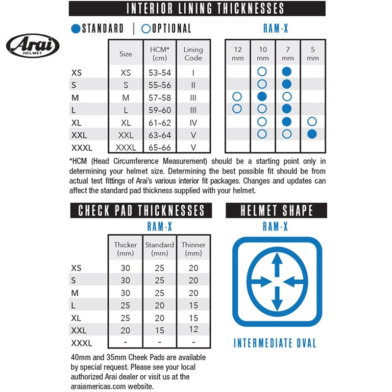 2024 Arai Ram-X Adventure Open Face Motorcycle Helmet - Pick Size & Color-249123