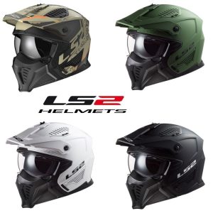 2024 LS2 Drifter Open Face Convertible Street Motorcycle Helmet - Pick Size/Color-0