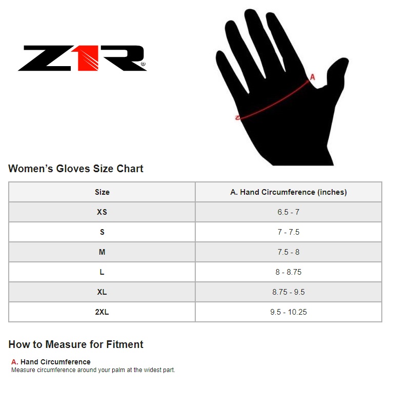 2024 Z1R Women Recoil 2 Motorcycle Riding Leather Black Gloves - Pick Size-249755