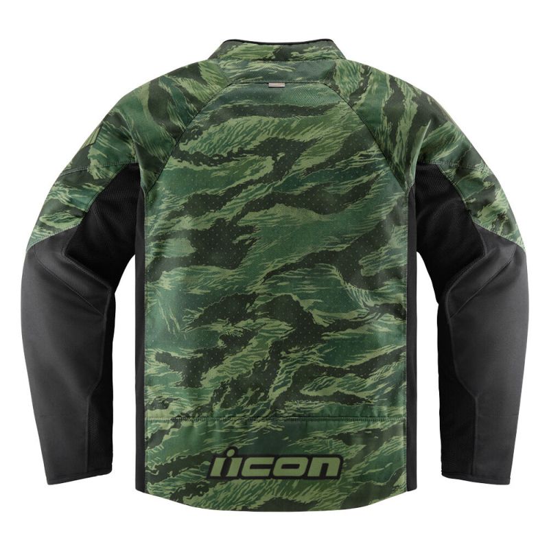 Icon Hooligan CE Tiger's Blood Textile Street Motorcycle Jacket-250407
