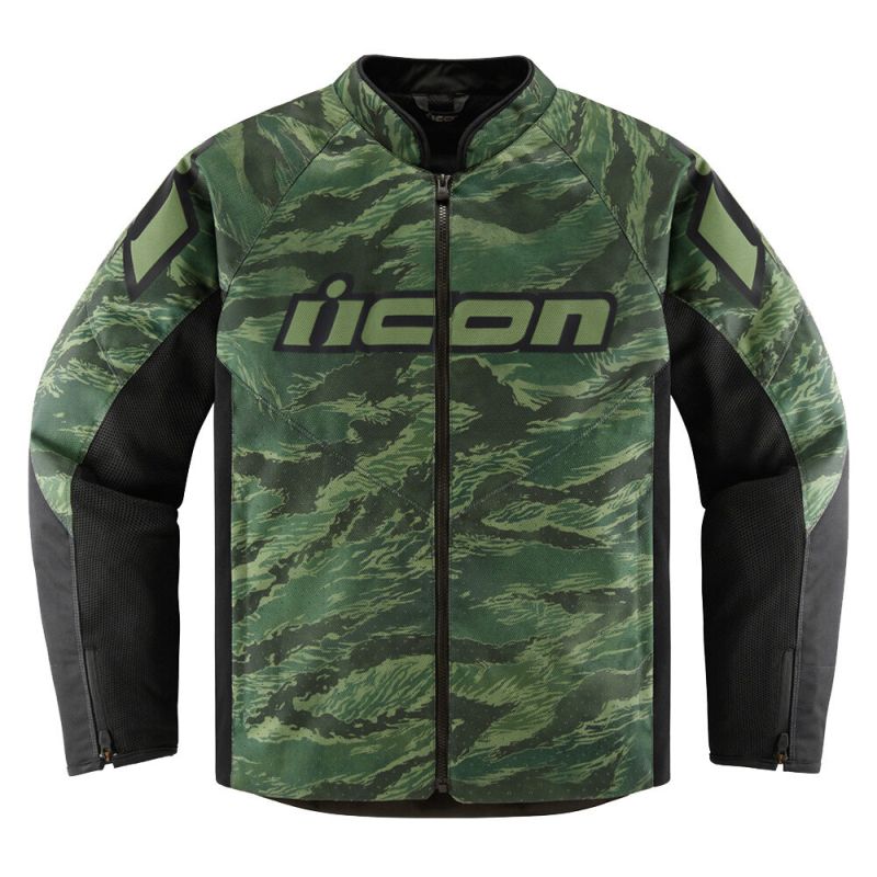 Icon Hooligan CE Tiger's Blood Textile Street Motorcycle Jacket-250406