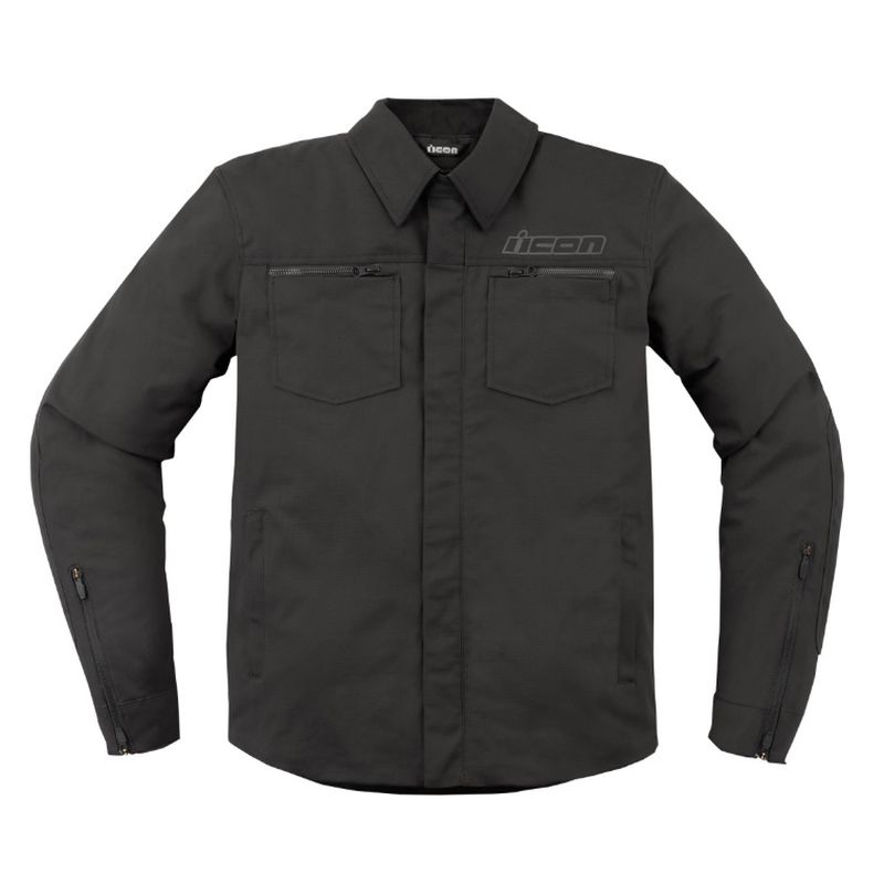 Icon Upstate Canvas CE Street Motorcycle Riding Jacket - Pick Size & Color-250348