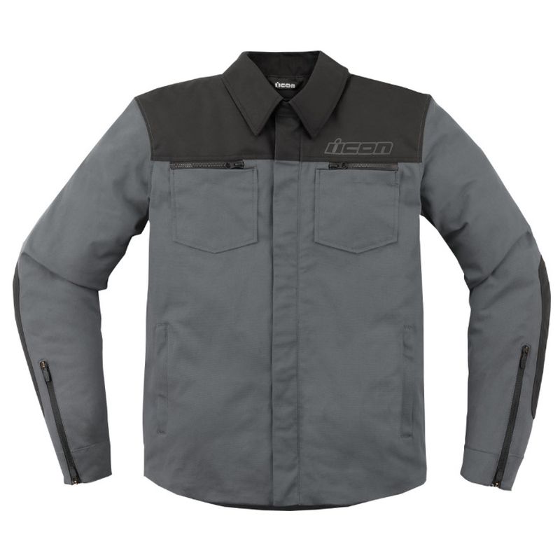 Icon Upstate Canvas CE Street Motorcycle Riding Jacket - Pick Size & Color-250350