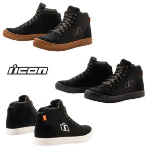 Icon Carga CE Street Motorcycle Riding Boots - Pick Size & Color-0