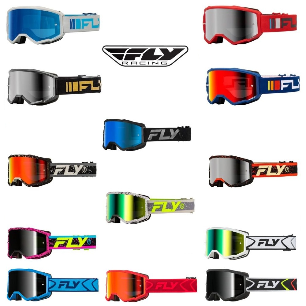 Fly Racing Zone MX Motocross Offroad ATV Youth/Kids Goggles - Pick Color-0