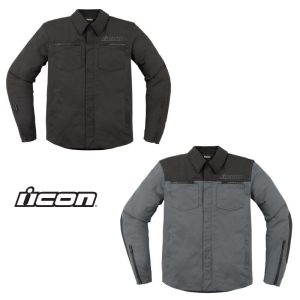Icon Upstate Canvas CE Street Motorcycle Riding Jacket - Pick Size & Color-0