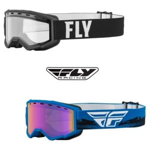 2024 Fly Racing Focus Youth/Kids Snowmobile Offroad Goggles - Pick Color-0