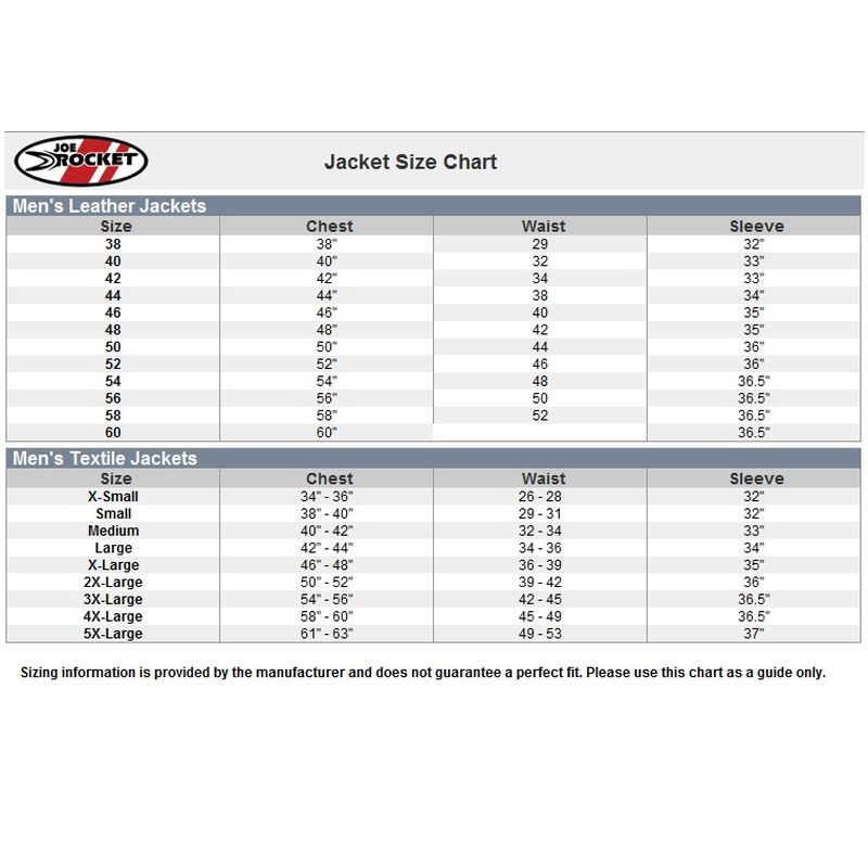 Joe Rocket Sinister Street Motorcycle Black Leather Jacket - Pick Size-252297