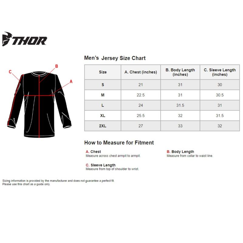 Thor Range Men's MX Motocross Offroad ATV Textile Jersey - Pick Size & Color-251344