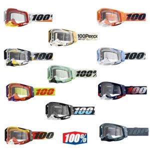 2024 100% Racecraft 2 Clear Lens MX Motocross Offroad ATV Goggles - Pick Color-0