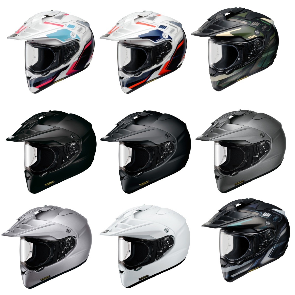 Shoei Hornet X2 Full Face Street Adventure Motorcycle Helmet - Pick Size & Color-0