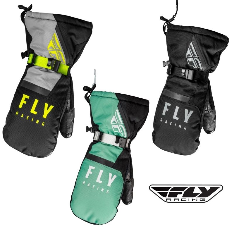 2024 Fly Racing Cascade Waterproof Mittens Snow Men Gloves - Pick Size/Color-0