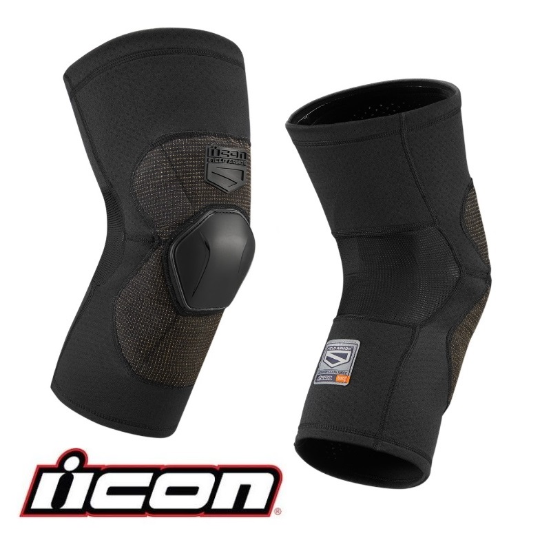 2024 Icon Field Armor Street Motorcycle Riding Knee Guards-0