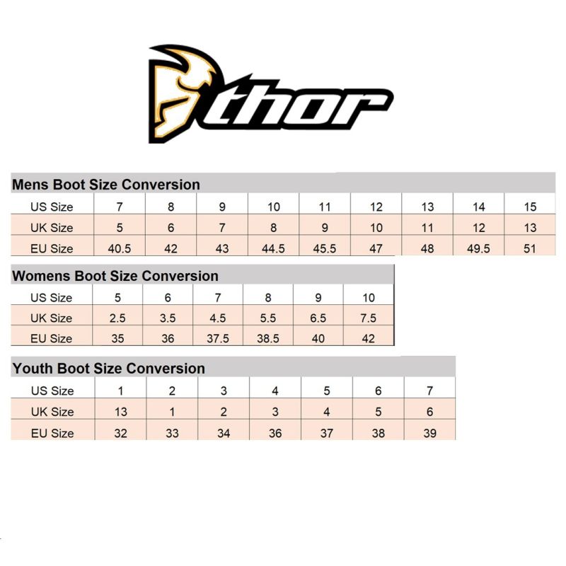 Thor Blitz XR ATV Motocross Offroad Men Boots - Pick Size & Color-258085