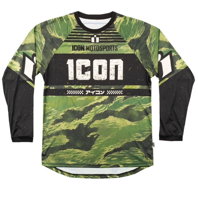 2024 Icon Tiger’s Blood Men Street Motorcycle Riding Jersey - Pick Size & Color -259805