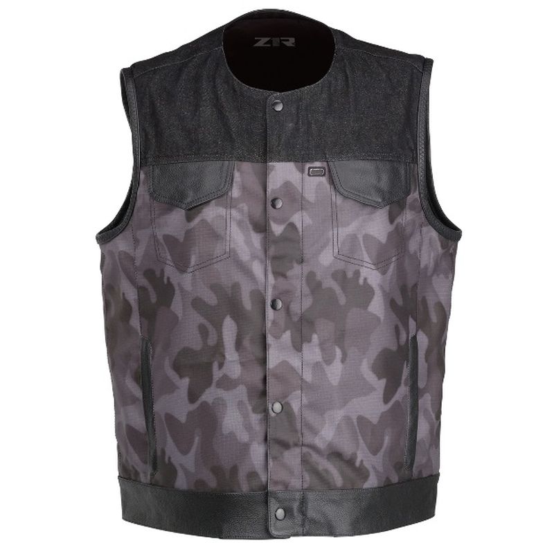 2024 Z1R Nightfire Camo Men Street Motorcycle Vest - Pick Size/Color-259870