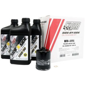 Klotz Full Synthetic Oil Change Kit 10W-50 Polaris RZR900 14-20,Ranger 1000 17+-0
