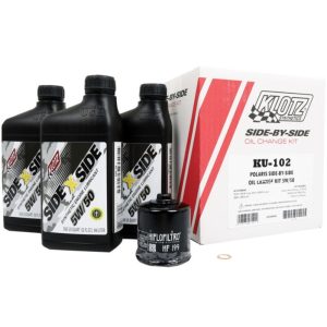 Klotz Full Synthetic Oil Change Kit 5W-50 Polaris Polaris RZR XP Turbo 2019+-0