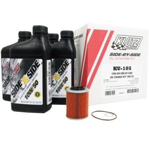 Klotz Full Synthetic Oil Change Kit 10W-50 Can-Am Maverick X3 Turbo 4x4 17-23-0