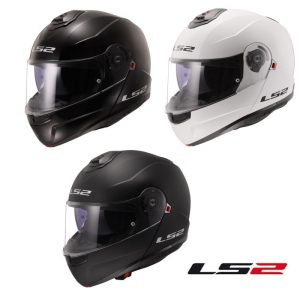 LS2 Strobe II Solid Modular Full Face Motorcycle Helmet - Pick Size & Color-0