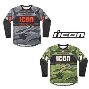 2024 Icon Tiger’s Blood Men Street Motorcycle Riding Jersey - Pick Size & Color -0