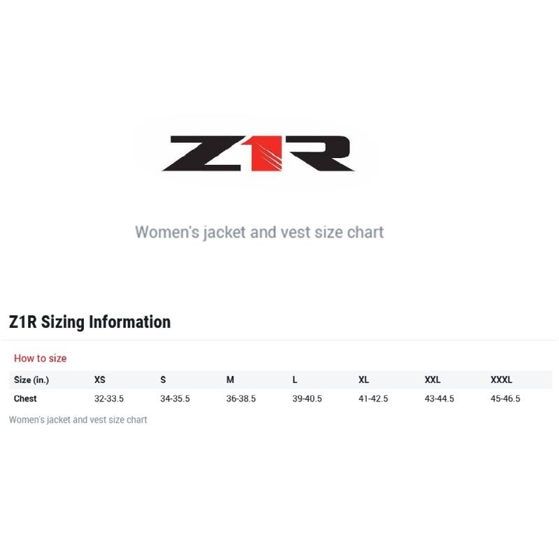 2024 Z1R Matchlock Women Street Motorcycle Jacket - Pick Size/Color-259881