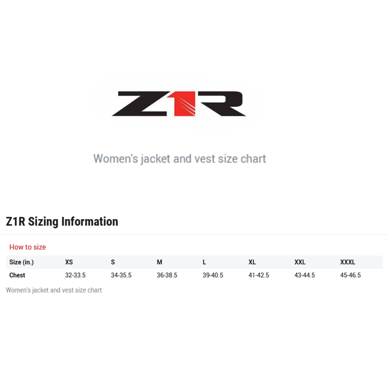 2024 Z1R Bellona Women Street Motorcycle Jacket - Pick Size/Color-259889