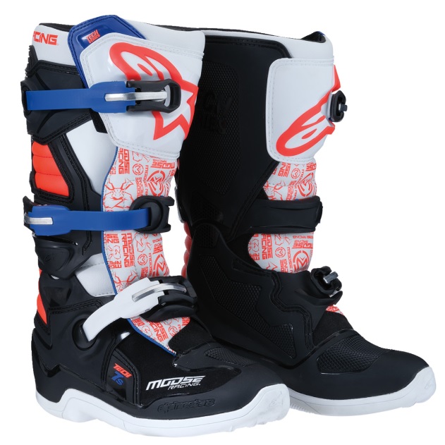 Moose Racing Tech 7S Youth/Kids MX Motocross Offroad Boots Pick Size/Color-261514