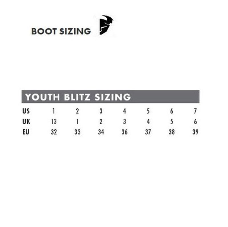 2024 Thor Blitz XR Youth/Kids MX Motocross Offroad ATV Boots - Pick Size/Color-266186