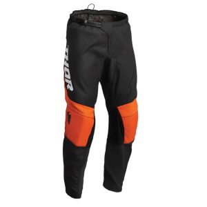 Thor Sector Chev Youth Kids MX Motocross Offroad ATV Charcoal Red Pants Size 18-0