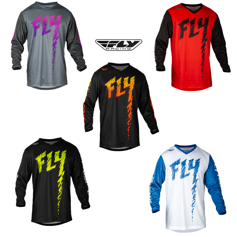 Fly Racing F-16 Youth/Kids Motocross Offroad ATV Jersey - Pick Size/Color-0