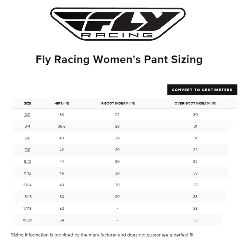 2024 Fly Racing Lite Women MX Motocross Offroad ATV Pants - Pick Size/Color-262765